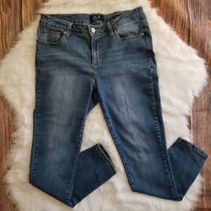 Earl Womens Cropped Skinny Ankle Jeans Sz 10